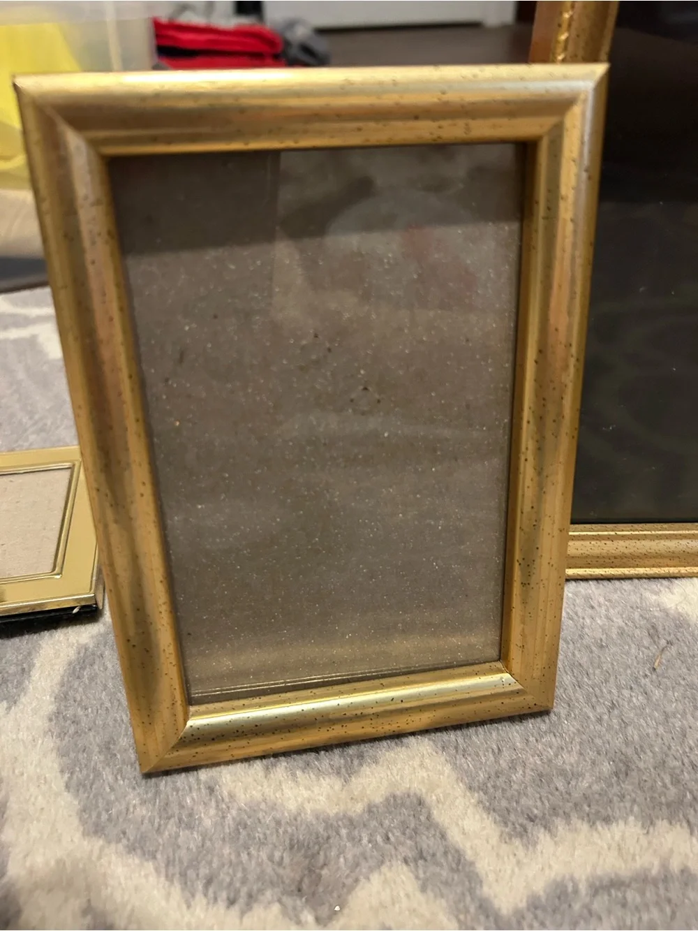 Source Unknown Gold Double Folding Picture Frame